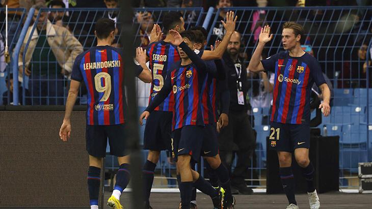 İspanya’da ‘süper kupa’ Barcelona’nın! Real Madrid mağlup