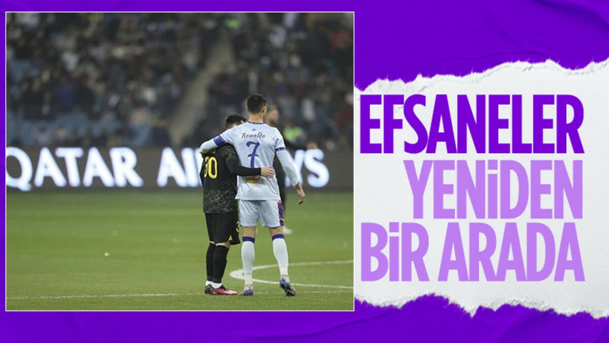 Messi ve Cristiano Ronaldo bir arada