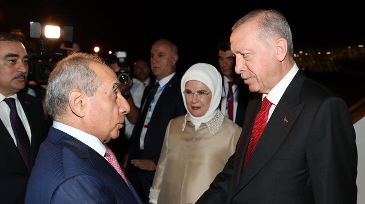 Cumhurbaşkanı Erdoğan Azerbaycan’da
