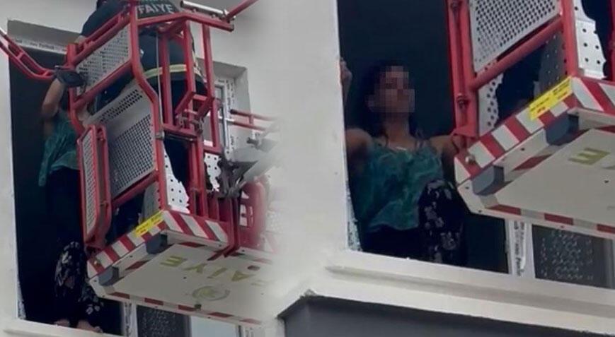 Polisi alarma geçiren olay! Dairede alıkonulan kadın böyle kurtarıldı