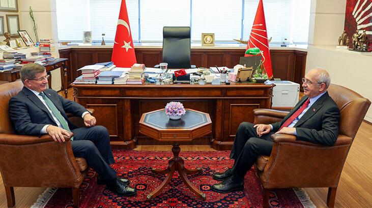 Davutoğlu’ndan Kılıçdaroğlu’na ziyaret