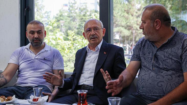 Kılıçdaroğlu Ankara’da taksicilerle buluştu