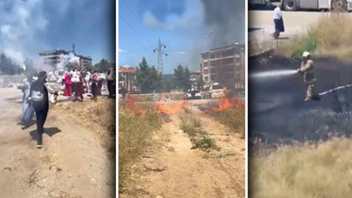 Kız istemeye meşale ile giden erkek tarafı yangına neden oldu