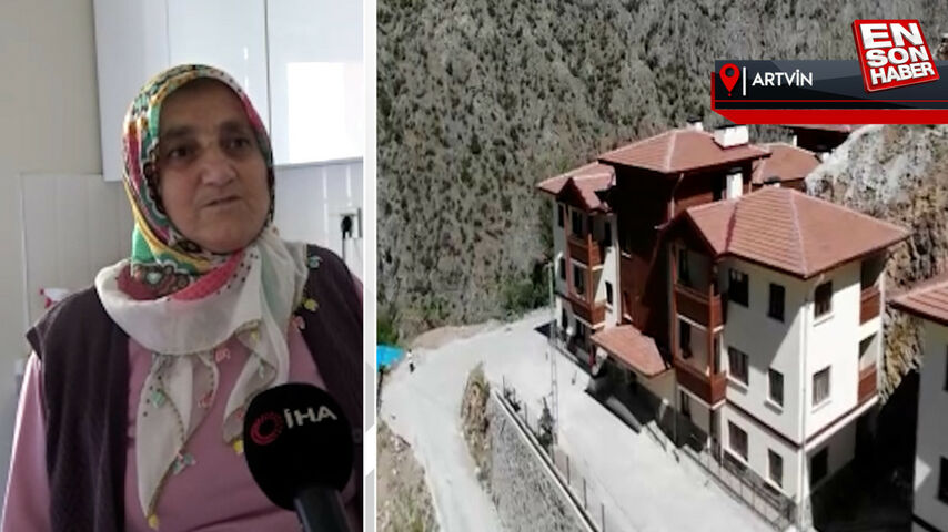 Yangın felaketinin yaşandığı Dereiçi köyü sakinleri yeni evlerine kavuştu