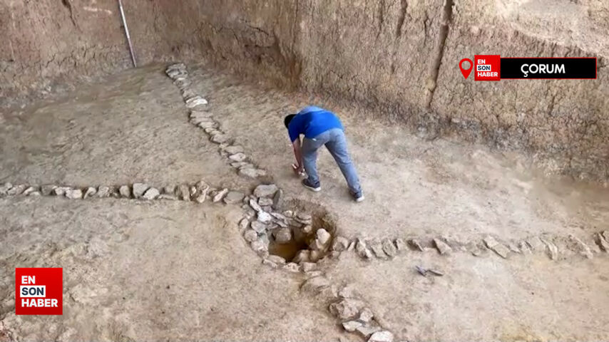 Çorum’da 3 bin 300 yıllık yapı bulundu