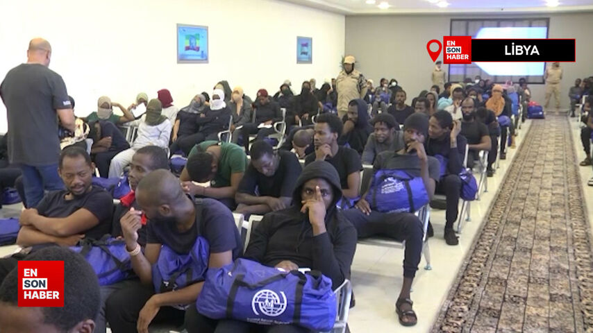 Libya’da 456 düzensiz göçmen ülkelerine geri gönderildi