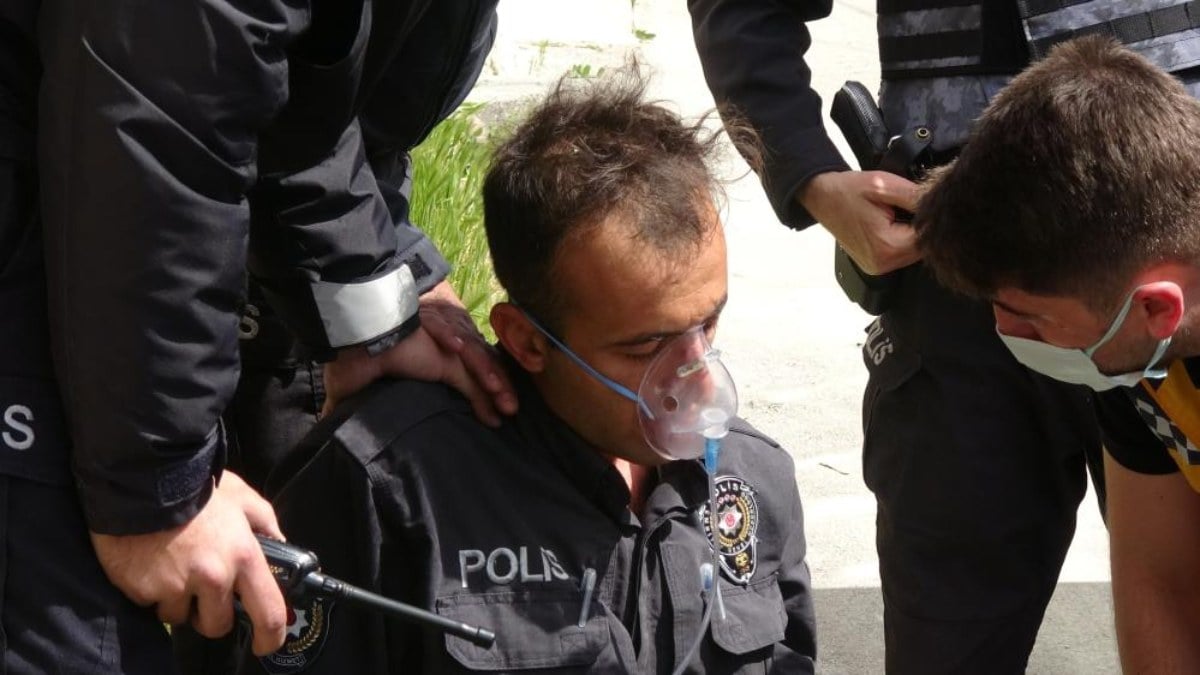 Burdur’da şizofreni hastası ortalığı birbirine kattı: 1 polis yaralı