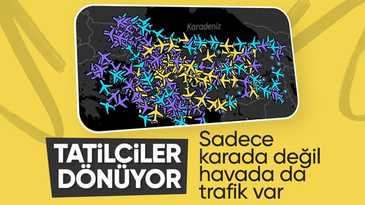 Tatilciler dönüyor: Havalimanlarında yoğunluk devam ediyor