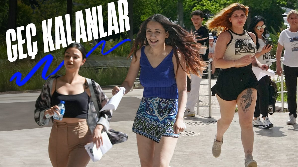 YKS heyecanı başladı: Geç kalan adaylar kameraya yansıdı