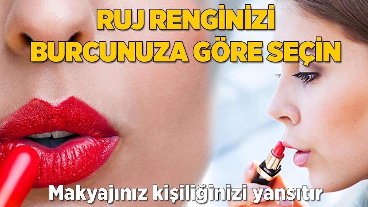 Hepsi burçlara göre değişiyormuş! Ruj renginizi öğrenmenin bir yolu var, kişiliği yansıtıyor