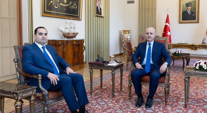 Kurtulmuş, Tacikistan’ın Ankara Büyükelçisi Gulov’u kabul etti