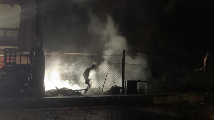 Ankara’da hurdalık alanda çıkan yangında 8 kişi dumandan etkilendi